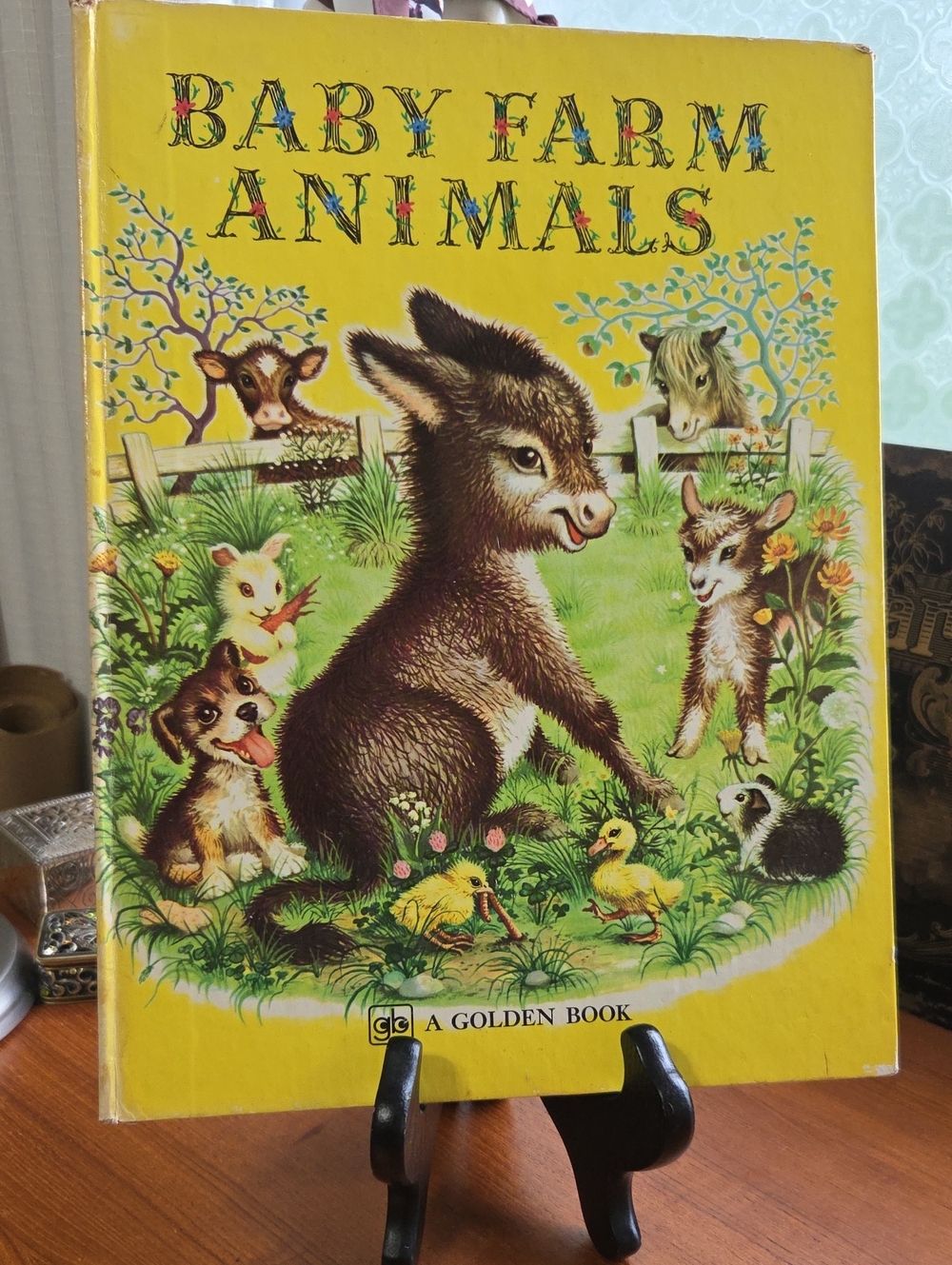 Baby Farm Animals Garth Williams Hardcover 1959 Golden Press